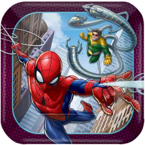 Spiderman Lunch Plates